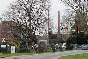 Einst Standort der Mühle, heute Industriepark Oberbruch (IPO)