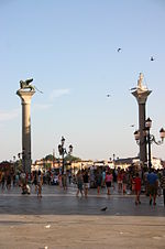 7312 - Венеция - Площадь Сан-Марко - Колонна - Фото Джованни Далл'Орто, 6 августа 2007.jpg