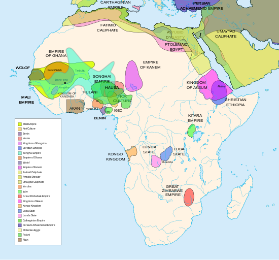 A map of pre-European African civilisations. African-civilizations-map-pre-colonial.svg