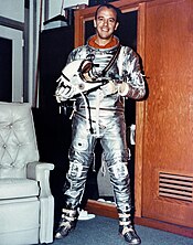 Alan Shepard, the first American and the second person in space. Alan shepard.jpg