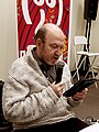 Поэт Александр Закуренко на X Биеннале поэтов в Москве. 05.12.2019.