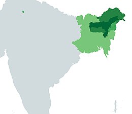 Mapa de distribución