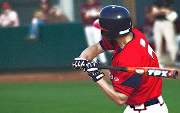 English: Baseball player. By Matthew Dingemans...