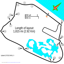 Mapa okruhu v roce 2016