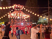 東京都中野区杉山公園の盆踊り