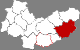 Contea di Wutai – Mappa