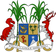 Description de l'image Coat of arms of Mauritius (Original version).svg.