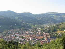 Cornimont vue de la croix de mission