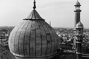 The dome of the Jama Masjid.