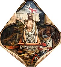 Carlo Crivelli: Zmrtvýchvstání Krista 1482