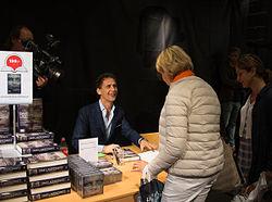 Лагеркранц в ночь публикации романа 27 августа 2015 года, Стокгольм