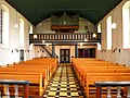 Egen, Kirche, Unbefleckte Empfängnis, Blick durch das Kirchenschiff auf die Orgel 2