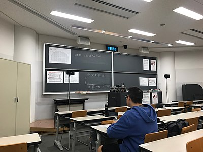 2019年第2次日本留学试验拓殖大学文京校区C301教室考场