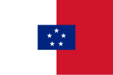 Флаг англо-французской военно-морской комиссии и независимого государства Франсвиль