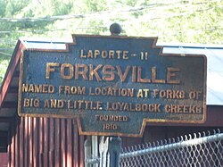 Official logo of Forksville, Pennsylvania