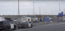 Part of the convoy moving through Halton Region in Ontario. Freedom Convoy in Halton region Jan 27.png