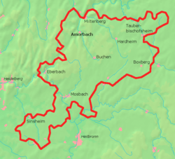 Map of the Principality of Leiningen