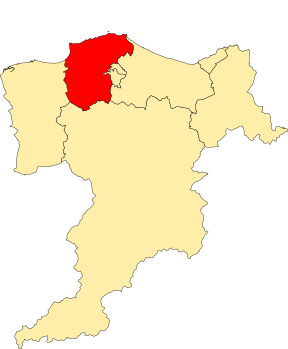 Location of the ward