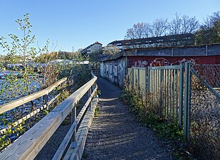 Strandpromenaden, vy mot öster, 2018.