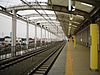 Platform 2 and tracks of Higashi-Koganei Station in 2007