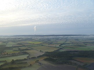 Blick auf die Ibbenbürener Bergplatte von Norden