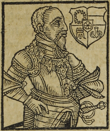 Jáchym z Hradce (B. Paprocký, Zrcadlo slavného Markrabství moravského, 1593)