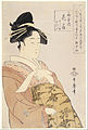 Kitagawa Utamaro: Kurtisane Hanaôgi aus dem Ogiya-Haus, um 1806–1807, verschiedene Standorte