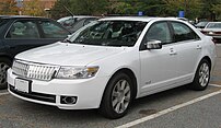 2007-2008 Lincoln MKZ photographed in USA.