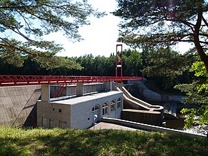 Linnamäe hydroelectric power station on Jägala River
