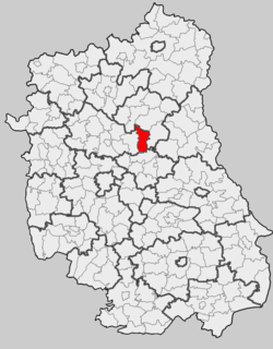 Location within the county and voivodeship