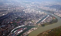 Skyline of Ludwigshafen am Rhein