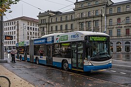 Un Swisstrolley 3 de Lucerne (nouveau design)