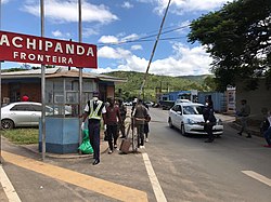 Machipanda border post, Mozambique
