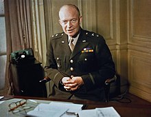 Dwight D. Eisenhower, 13th President of Columbia University Major General Dwight Eisenhower, 1942 TR207.jpg