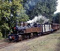 Zug des CFV mit Mallet-Lokomotive Nr. 414 bei Lamastre, 1975