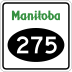 Provincial Road 275 marker