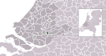 Carte de localisation d'Alblasserdam