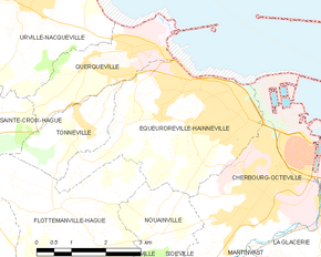 Poziția localității Équeurdreville-Hainneville