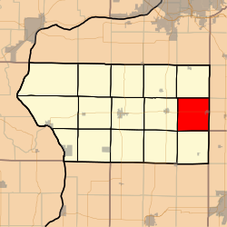 Vị trí trong Quận Mercer, Illinois