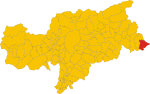 Map of comune of Sesto (autonomous province of Bolzano, region Trentino-Alto Adige-Südtirol, Italy).svg
