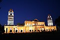 Mohindra College in Patiala at night