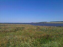 Приустьевый участок реки, затопленный водохранилищем