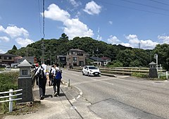 青木川に架かる新権現橋