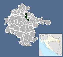 Location of Bogdanovci