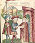 Spotkanie Ottona IV i papieża Innocentego III