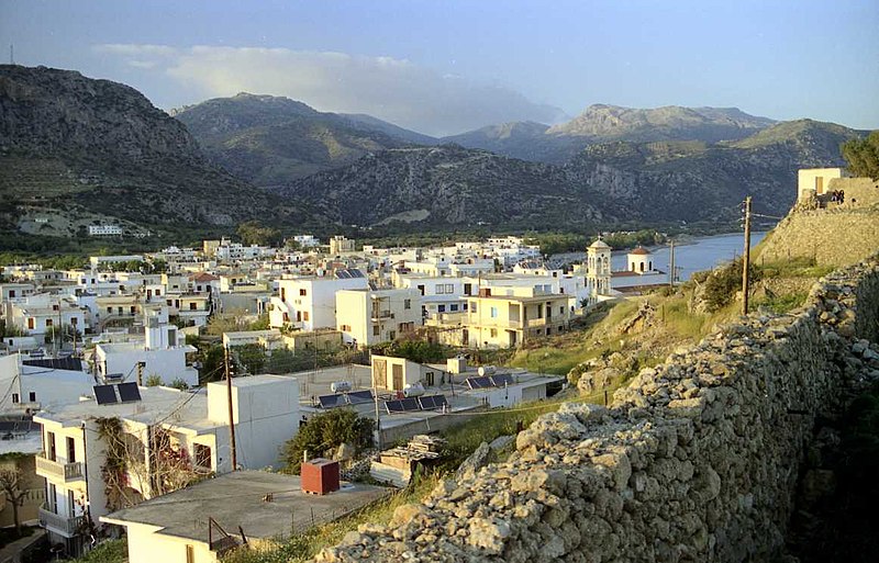 The town of Palaiochora  