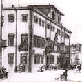Il Palazzo Cerretani in una stampa d'epoca