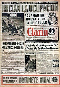 Primera edición del diario argentino Clarín.jpg