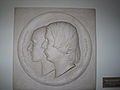 Marmorrelief Robert und Clara Schumanns von Ernst Rietschel (1846)