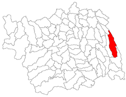 Răchitoasa – Mappa